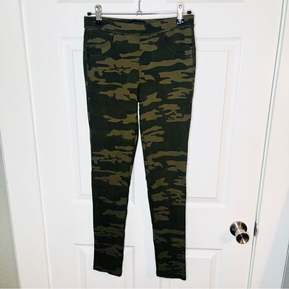 Sanctuary Runway Ponte Camouflage Leggings Forest Green Camo S - Picture 5 of 12